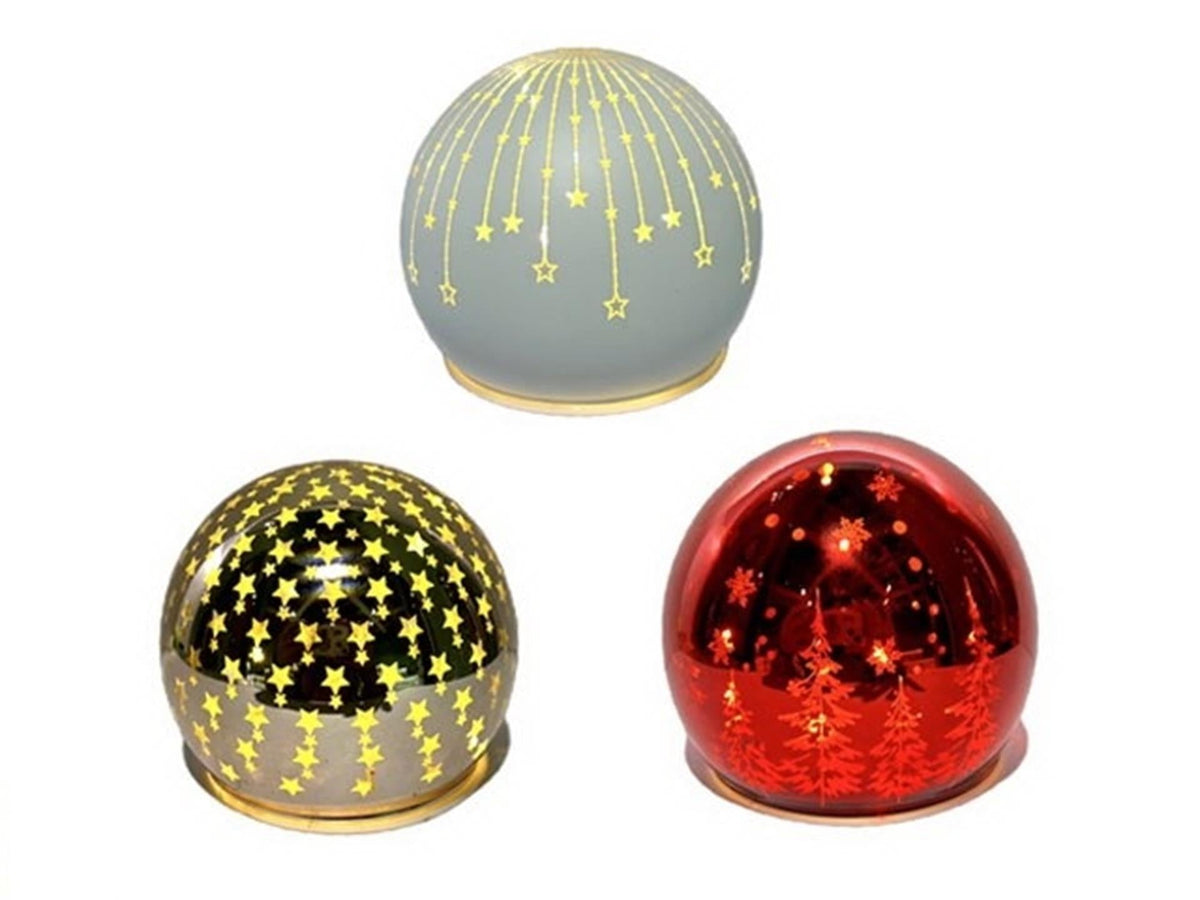 Hbx natural living table lamp dome galaxy led dia12x11cm
